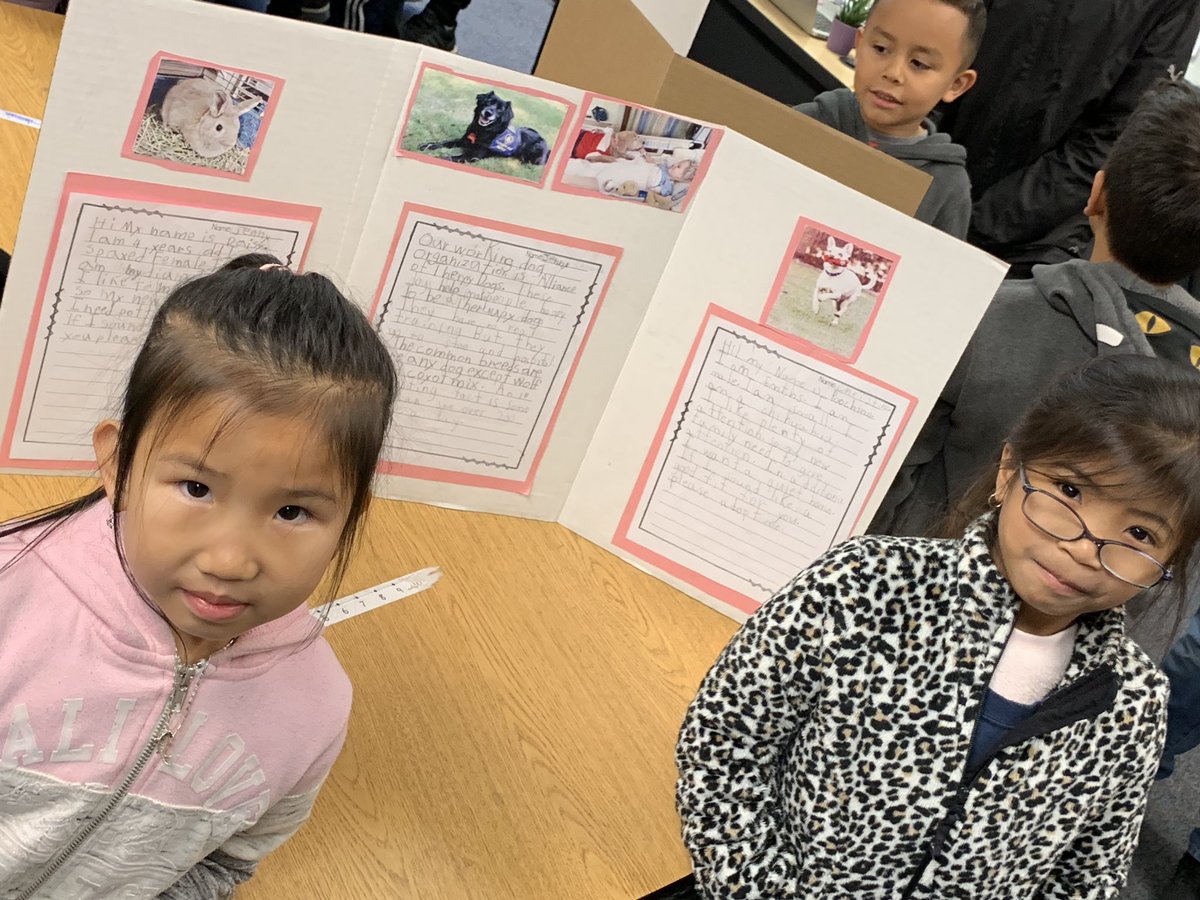 rena8313's tweet photo. So much fun sharing why all dogs are not created equal with our families and buddies today! @KSmithSchool https://t.co/F9n1NPhMJW