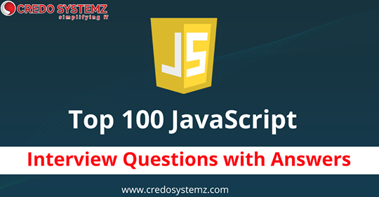 credosystemz's tweet photo. Top 100 JavaScript Interview Questions And Answers
Checkout: https://t.co/WaRy79qDlZ
Free Demo: +91 9884412301/9600112302
#Top100 #Javascript #NodeJS #CSS #JQuery #Career #Jobs #JavascriptInterviewQuestions #InterviewQuestionsandAnswers #Chennai #Trainingchennai #CredoSystemz https://t.co/r7CR5iJUOp