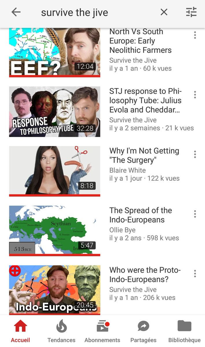 aria_isara's tweet image. Typing "survive the jive" because I discovered the channel of @SurvivetheJive recently and I'm looking for videos I haven't seen yet, and Youtube suggests @MsBlaireWhite's last video on not getting bottom surgery lmao what? there's literally no connection 😂😂😂
#brokenalgorithm