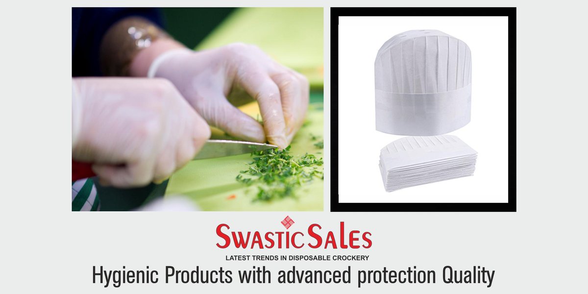 swasticsales's tweet image. Hygienic Products with advanced protection quality..
#swasticsales #disposablegloves #chefcaps #premiumquality #hygenicproducts #advancedprotection 
For more details click here: goo.gl/pgLhb9