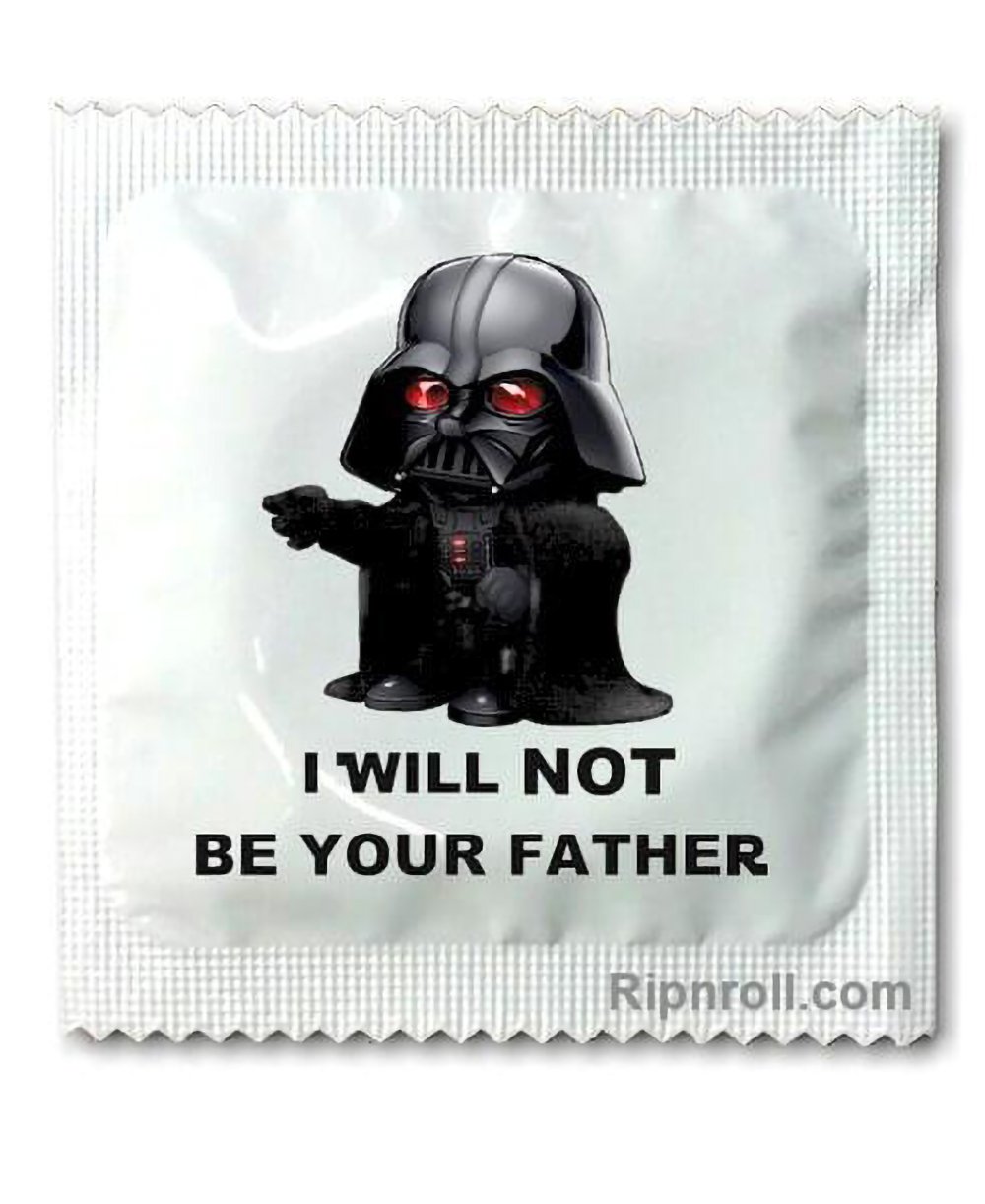 Uzivatel Inspi Na Twitteru 海外サイトでとんでもないコンドームを見つけた ダース ベイダーとかけて I Will Not Be Your Father お前の父親になってたまるか ってなかなかシャレが効いてる Uzivatel Inspi Na Twitteru 海外サイトでとんでもないコンドームを見つけた ダース ベイダーとかけて I Will Not Be Your Father お前の父親になってたまるか ってなかなかシャレが効いてる