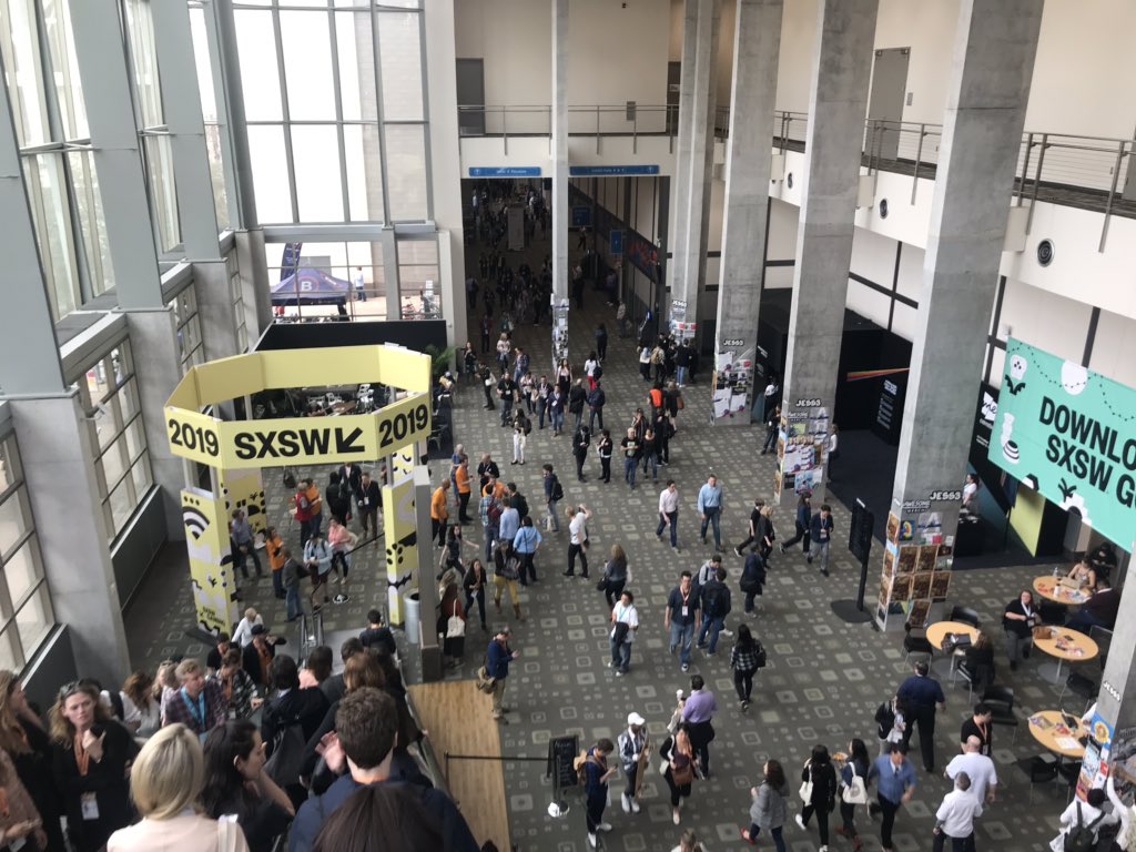 damianroyce's tweet photo. First day at #SXSW2019 and #FOMO for every session has already kicked in. https://t.co/ZrfaasNY0u