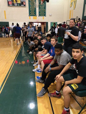 prairievistams's tweet image. Hoops 4 Hearts knockout tournament and student/staff BB game. Raised over $1000 for American Heart Association!