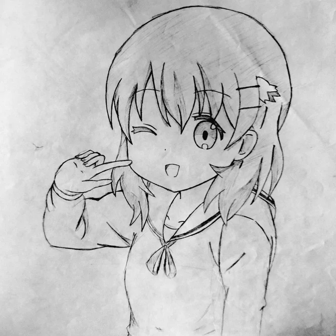 アナログの方が描きやすいのでは?と思って模写してたけど、滅茶苦茶時間かかった。 