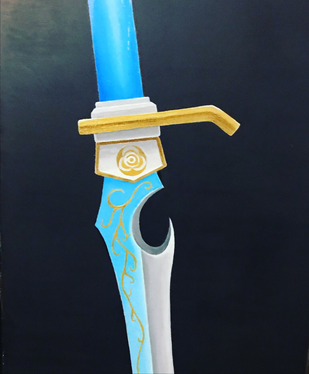 行工房 在 Twitter 上 今日はだいぶ古いやつだけど描いたやつ 油絵 Vorpal Sword Alice ヴォーパルソードって分類の アリスって銘 の剣 アリスをイメージしてデザインしてます 油絵 剣 不思議の国のアリス アリスモチーフ ヴォーパルソード 武器
