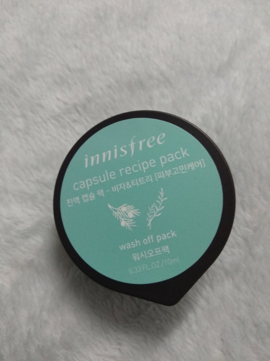 NAKNPKS's tweet photo. Innisfree capsule recipe pack baji &amp; tea tree แบบแคปซูล ช่วยเรื่องสิวอักเสบ ความมัน 
เนื้อมาส์กนุ่ม เกลี่ยง่าย มาส์กแล้วหน้านุ่มด้วยย ล้างออกง่ายมากก กลิ่นหอมนี่ว่าเหมือนมะนาวแต่ก็ไม่ใช่ 
ราคา 90 บาท
ซื้อที่เซ็นทรัลลาดพร้าว
#Innisfree 
#HowtoPerfect 
#ไว้รีวิวห้ามขายของโว้ยยย https://t.co/QehKSiaw5m