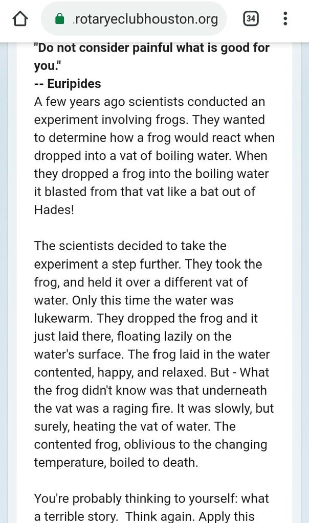 richardmarak's tweet photo. Is @BJP4India experimenting India like d parable of a frog being slowly boiled alive? If a frog is put suddenly into boiling water, it'll jump out, but if d frog is put in tepid water which is then brought to a boil slowly n will be cooked to death #IWantMyIndiaBack #Modi5Years https://t.co/SwkXoHA6BZ