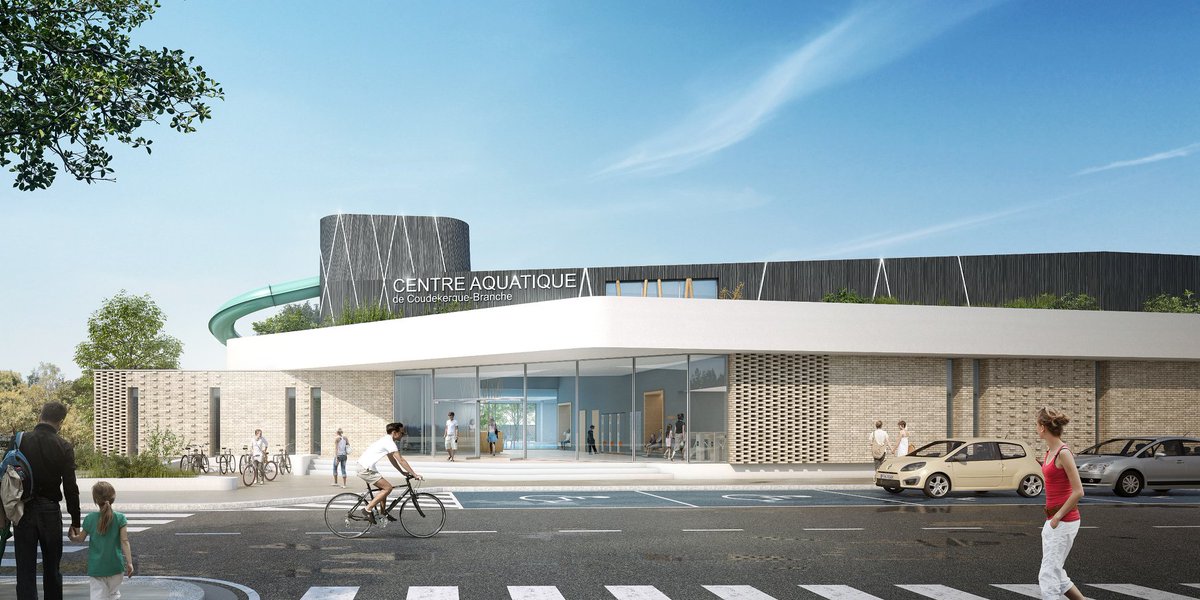 Le futur Centre Aquatique de Coudekerque-Branche sera livré en 2021. Une nouvelle collectivité qui se tourne vers l'avenir en respectant la santé des baigneurs et des maîtres nageurs par un traitement d'eau biologique. Une évidence sanitaire et environnementale !