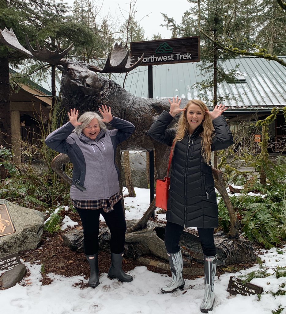 ILEASeattle's tweet photo. Fun visit today to @nwtrek, ILEA’s newest member organization! With over 700 acres, #NWTrek is filled with bears, wolves, owls, elks, bison, and more. Oh my! 🐻 🦉 🐺 #MyILEA #ILEASeattle https://t.co/7ruwxsugFr