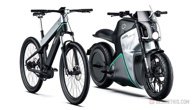 New Electric Mobility Brand FUELL Announces Electric Bike and Motorcycle... DesireThis.com/4320