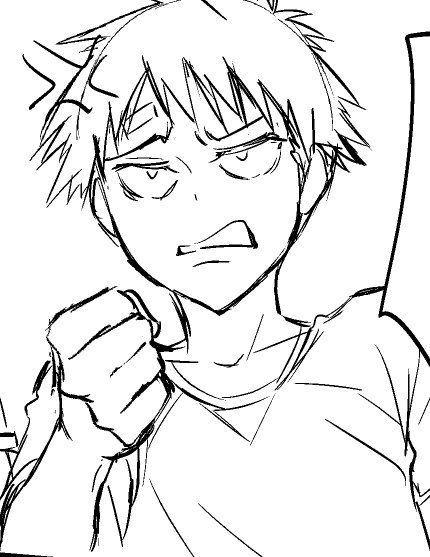 ショタは表情豊かでたのし～! エロ漫画でこんな顔なかなか描けないぞ。 