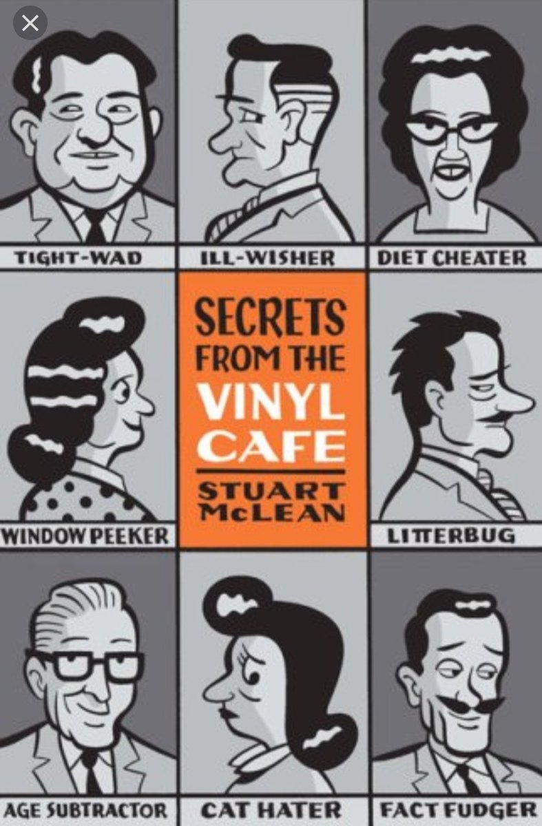 LacJackie's tweet photo. @wildcatenglish @WestminsterSS Day 10: Secrets from the Vinyl Cafe. This book contains a collection of podcasts by Stuart McLean that were later adapted into hilarious short stories. What better way to spend a warm day on the beach than to laugh the stress away?
#WildcatReadersTenDaysOfNovels https://t.co/gCwEFEnWUC