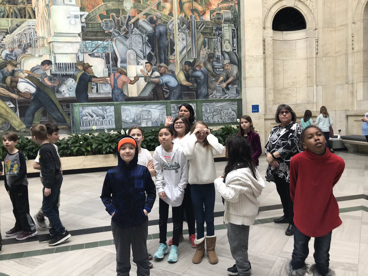 Thank you PTA for giving #addamslearners a taste of history and beauty at the DIA last week!