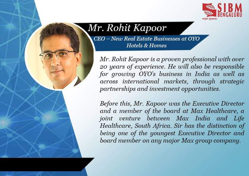 SIBMBengaluru's tweet photo. We are honoured to have Mr. Rohit Kapoor and Mr. Shivakumar with us, on the occasion of the 10th Management day of SIBM B, to address the students of both the batches and commemorate the event.
#LifeAtSIBMB #ManagementDay https://t.co/NClsE781f7