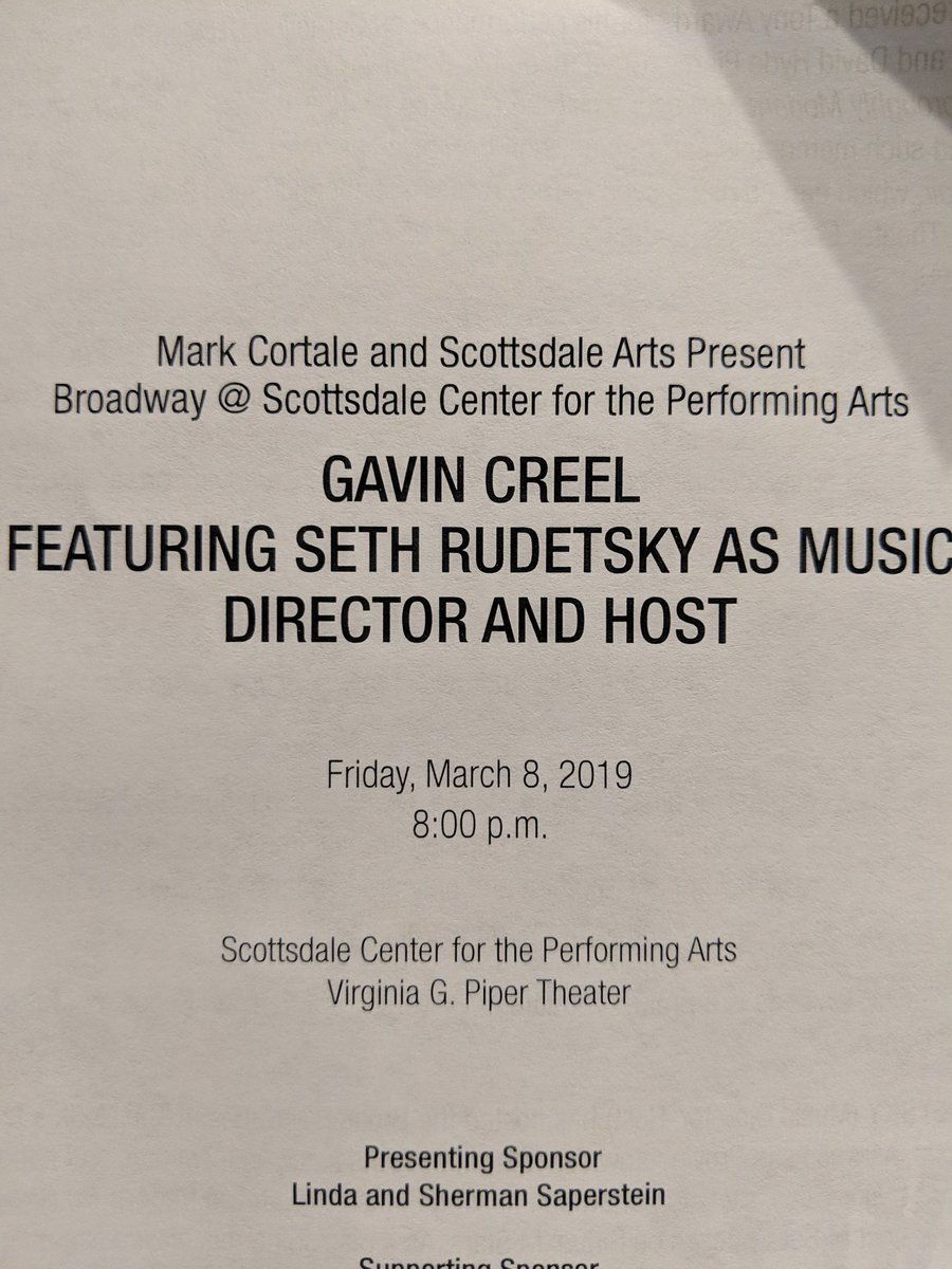 Nat042005's tweet photo. Amahzing night!! @gavincreel and @SethRudetsky killed it! I love making memories with my parents. Taking them to see Gav again after far too many years was such a blessing! https://t.co/nZTZCPquvr