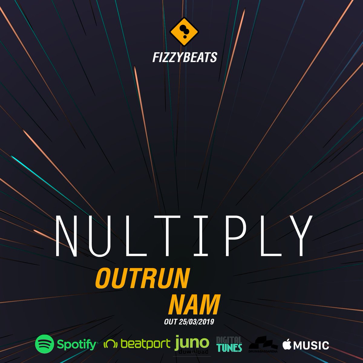 NULTIPLY - OUTRUN / NAM
Release date: 25/03/2019
Nultiply kicks off his first release on Fizzy Beats with 2 beautifully crafted tracks showcasing his immense talent and skills as a producer.
