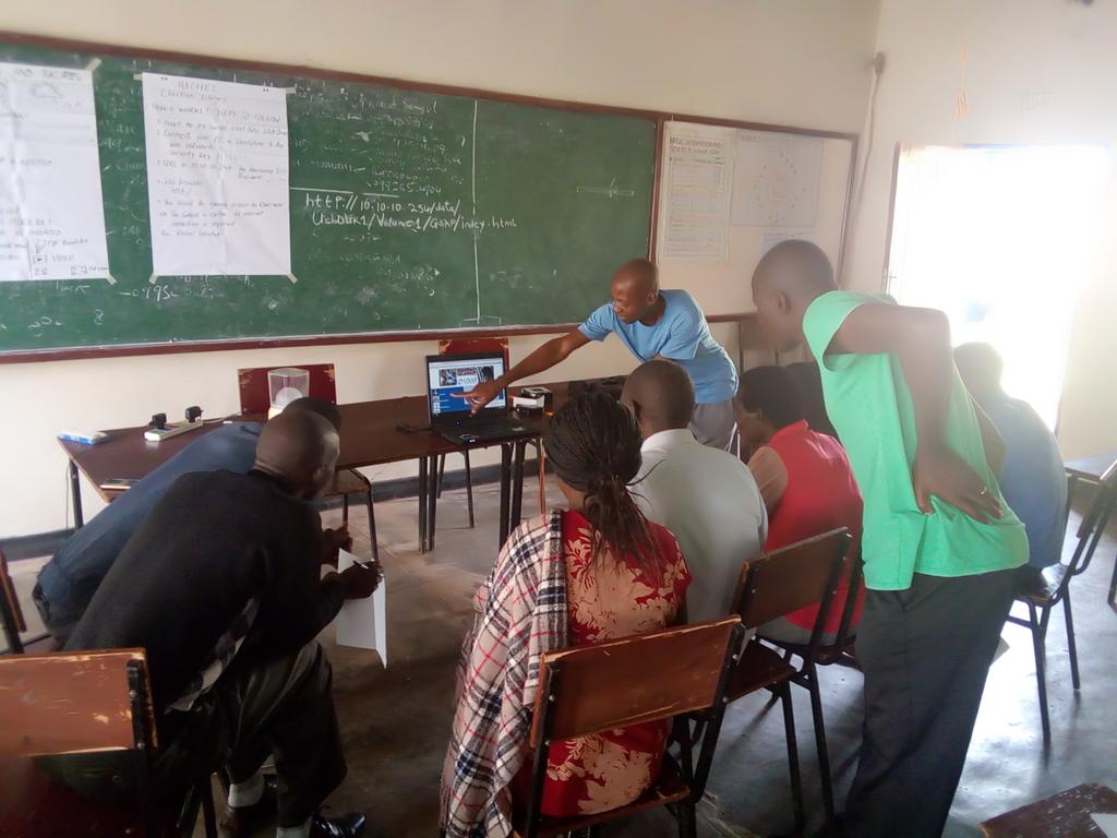 Wimbe library today had nice lessons on the keepod and Rachel. Participants have enjoyed the lessons and have understood that even remote areas like there can access information using these technology