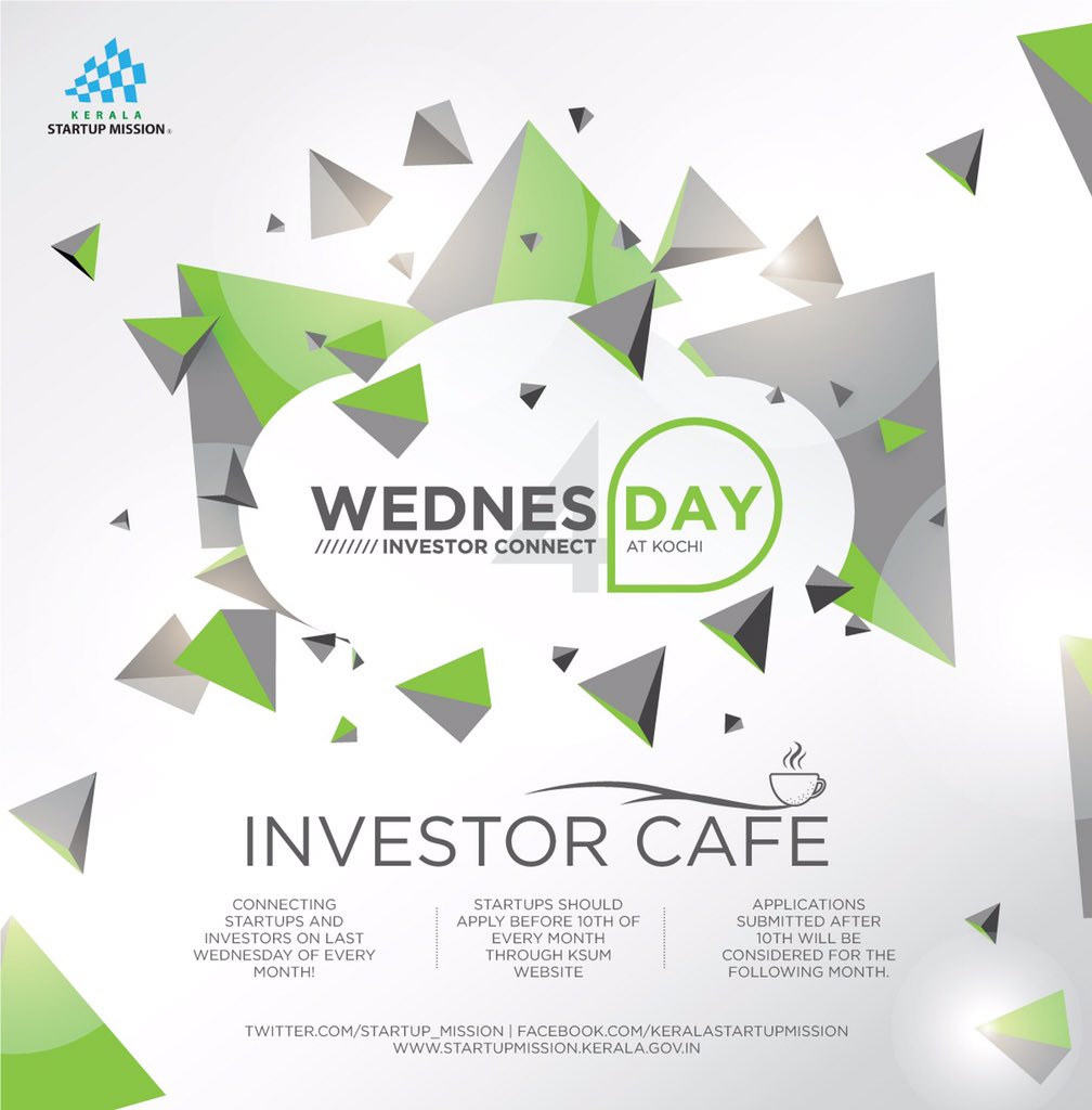 startup_mission's tweet photo. Wednesdays to be FUNDays! #Startups, find your fit fund with the Investor Café on all last Wednesdays of every month wherein you will get an opportunity to meet and network with investors.
https://t.co/24FnZnVBRf
#KSUM #Kerala #InvestorCafe #Funding #Investor @ianetwork https://t.co/ozmpmensd0