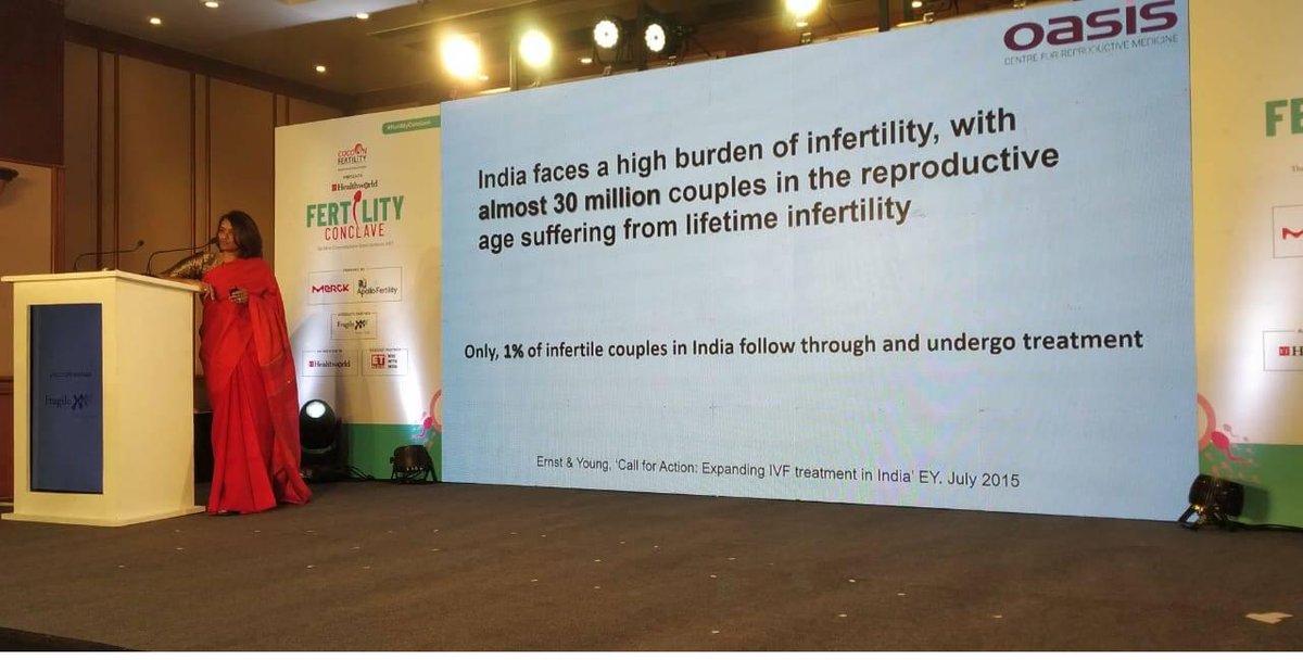 oasisivf's tweet photo. Dr Durga G Rao, Co-founder &amp; Medical Director, Oasis Centre for Reproductive Medicine, touched upon the reality of infertility in India, where exactly India stands and the top treatment barriers.
#Fertilityconclave #oasisivf #infertility https://t.co/tPyMfu3U4z
