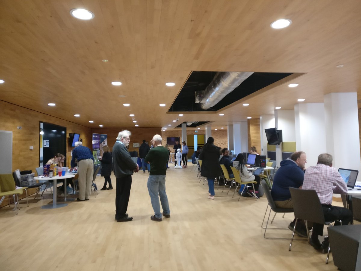 CSC_UH's tweet photo. .helloworld happening now #bcs event @HertfordshireCS @UniofHerts https://t.co/BPq7fXjUHy