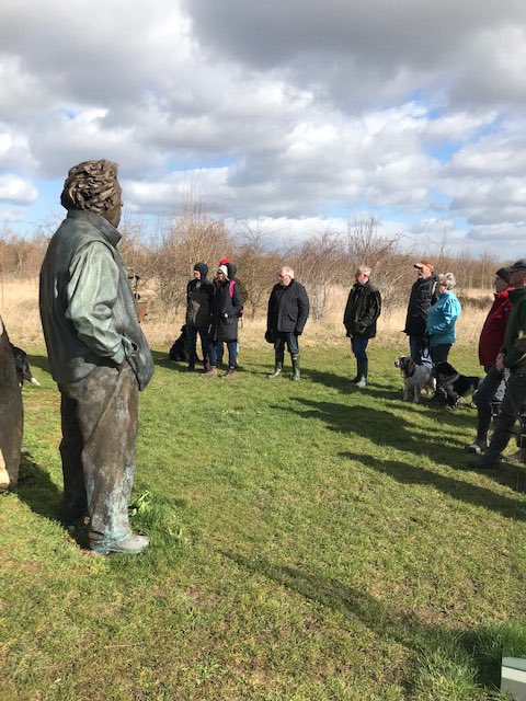 tobypfisher's tweet image. Great to be out in the @The_HOEF leading the ‘Forest &amp;amp; Founder’ walk this morning. Had a lovely group of supporters keen to learn about #Felixdennis and how they can be part of the legacy to plant tomorrow’s great native woodland.