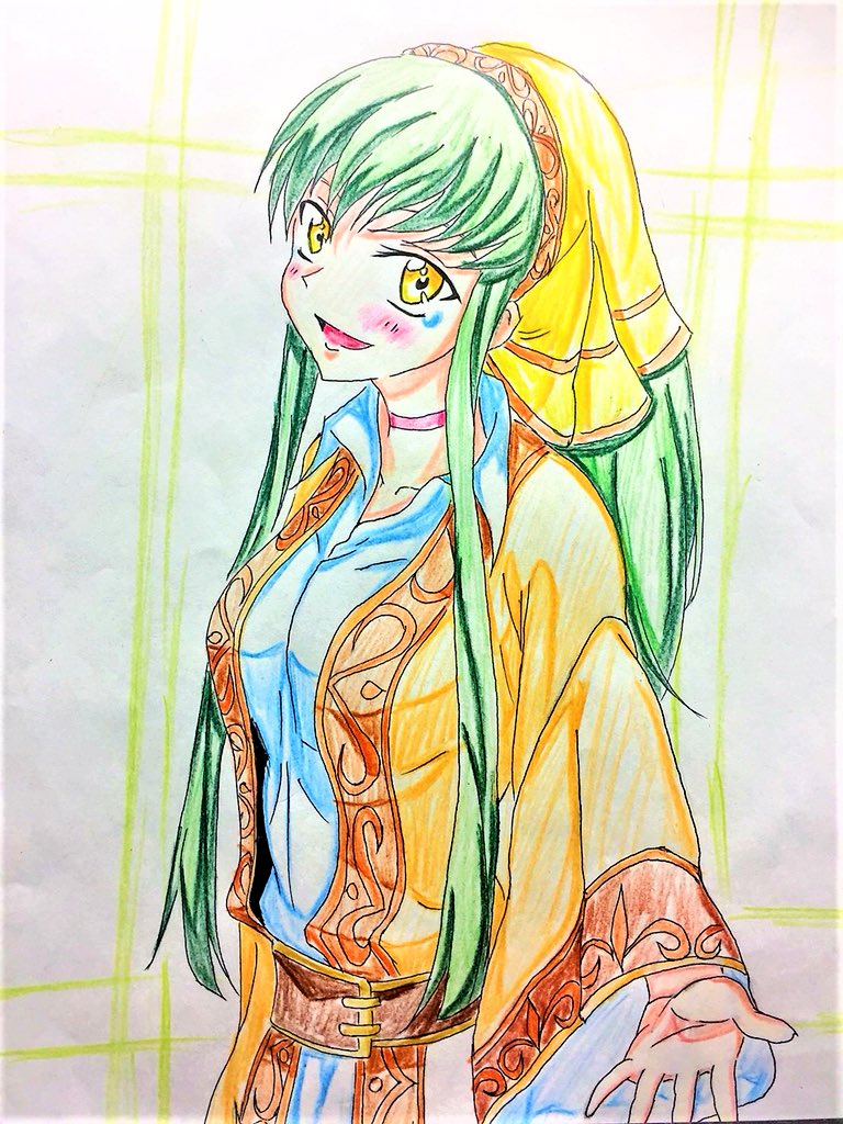 それじゃ行こうか 一緒に 映画のラストの後 C C が手を伸ばしてたら るっつのイラスト