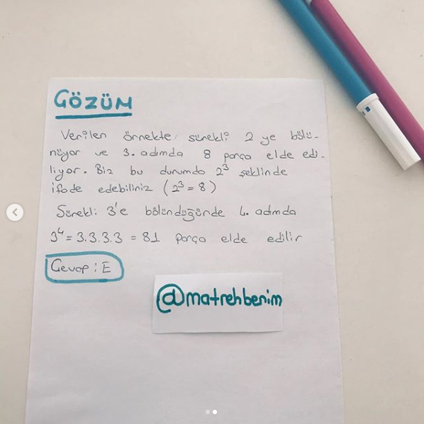 MathRehberim's tweet photo. TYT 2018 'de çıkmış üslü sayılar sorusu. Uzun, şekilli ve model kurmaya yönelik sorular
#matematik #Yks #yksmatematik #tyt #tytmatematik #Yks2019 #kısanotlar #tyt2019 #ayt #problemler #hareket #hareketproblemleri #2019tayfa #2019tayfaçalışıyor https://t.co/jartgcO1ko