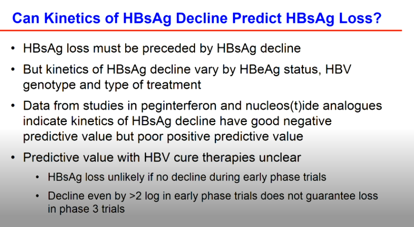 EASLedu's tweet photo. Anna Lok: Can kinetics of #HBsAg decline predict HBsAg loss? #HBVendpoints #HBV https://t.co/2ULzCMBmfu