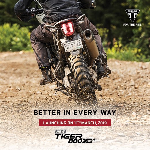 IndiaTriumph's tweet photo. Unleash your spirit of adventure.
#MaximumAdventure coming to you on 11.03.2019 https://t.co/aKcgcziYG1