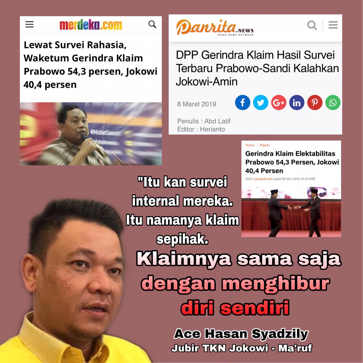 Sekar_Dewi7's tweet photo. Survei ngawur kubu Prabohong 

#surveingawur 

https://t.co/QWpZ4o0pMh https://t.co/LDqbvU2GLW