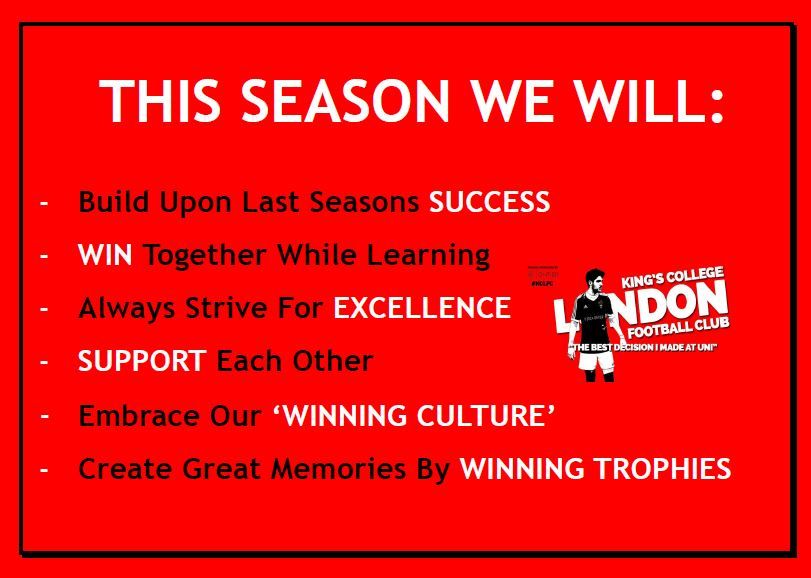A HUGE 72 Hours for <a href="/Team_KingsSport/">King's Sport & Wellness</a> <a href="/KCLFootballClub/">KCLFC</a> <a href="/LUSLsport/">LUSL</a> The football 1st Team have a LUSL Cup final vs UCL on Sat, then 2 days later Varsity against UCL #football #soccer #footballcoaching #varsity2019 #luslfest2019