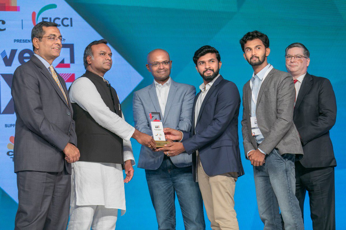GenRobotic's tweet photo. Honoured by @LevelNXT18 for the potential to be the next big scaleup by disrupting the sanitation space using technology #bandicoot - #RoboticScavenger and improving the life of sanitation workers.

@PriyankKharge @PwC_IN @Ficci_india @Infosys_nmurthy @ShereenBhan @CNBCTV18News https://t.co/1Ca0J2Qnj6