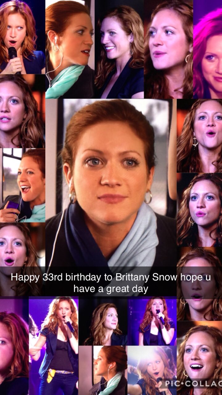 Happy 33rd birthday to Brittany Snow hope u have a great day 