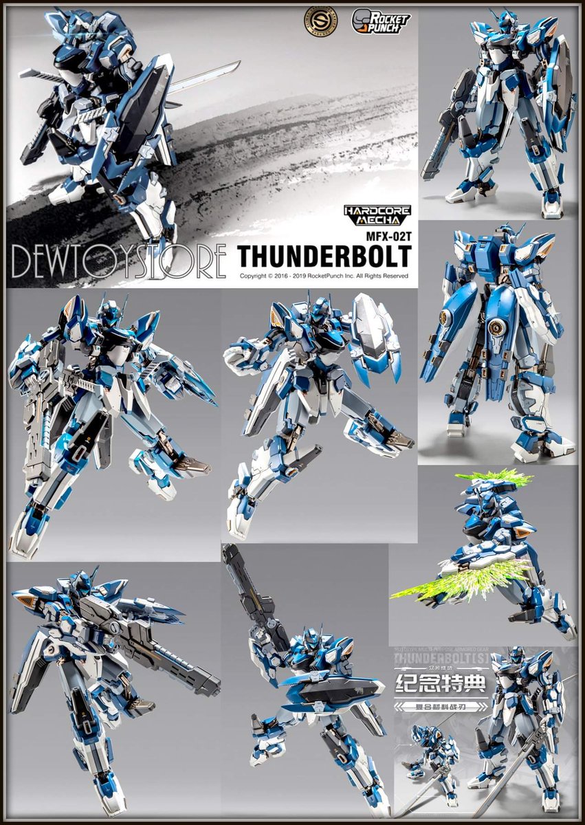 DewToyStore's tweet photo. <URGENT> Pre-order for CCS Toys - Rocket Punch Code: Hardcore Mecha - MFX-02T MFX02T Thunderbolt
https://t.co/8K0NijaPSX
#sgtoys #toycollector #ccstoys #rocketpunch #codehardcore #mecha #mfx02t #thunderbolt #kickstarter https://t.co/L2X4kFFQjq