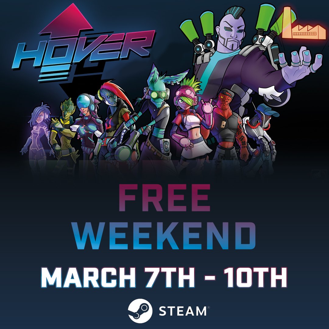 Dear Villagers (@dearvillagers) on Twitter photo In case you didn't see it, there's a special free weekend on <a href="/Hover_the_Game/">Hover the Game</a>! If you are interested in multiplayer colourful parkour games, give it a try! You have until March 10th to play freely & until March 12th to get it with 66% off! #indiegames
store.steampowered.com/app/280180/Hov… In case you didn't see it, there's a special free weekend on <a href="/Hover_the_Game/">Hover the Game</a>! If you are interested in multiplayer colourful parkour games, give it a try! You have until March 10th to play freely & until March 12th to get it with 66% off! #indiegames
store.steampowered.com/app/280180/Hov…