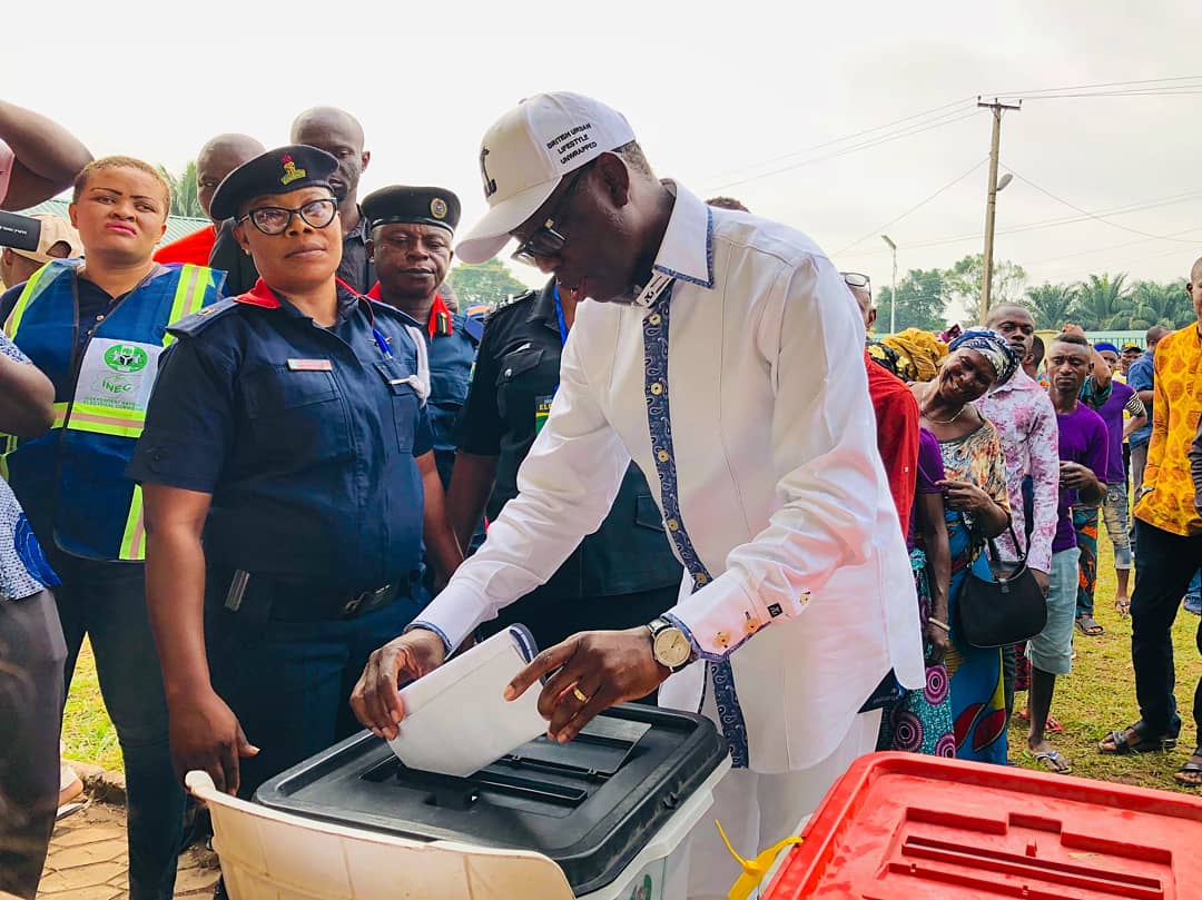 IAOkowa's tweet photo. I just cast my vote at Ward 2, Unit 3, Omi Primary School, Owa-Alero.

#NigeriaDecides2019 https://t.co/XiADj92nap