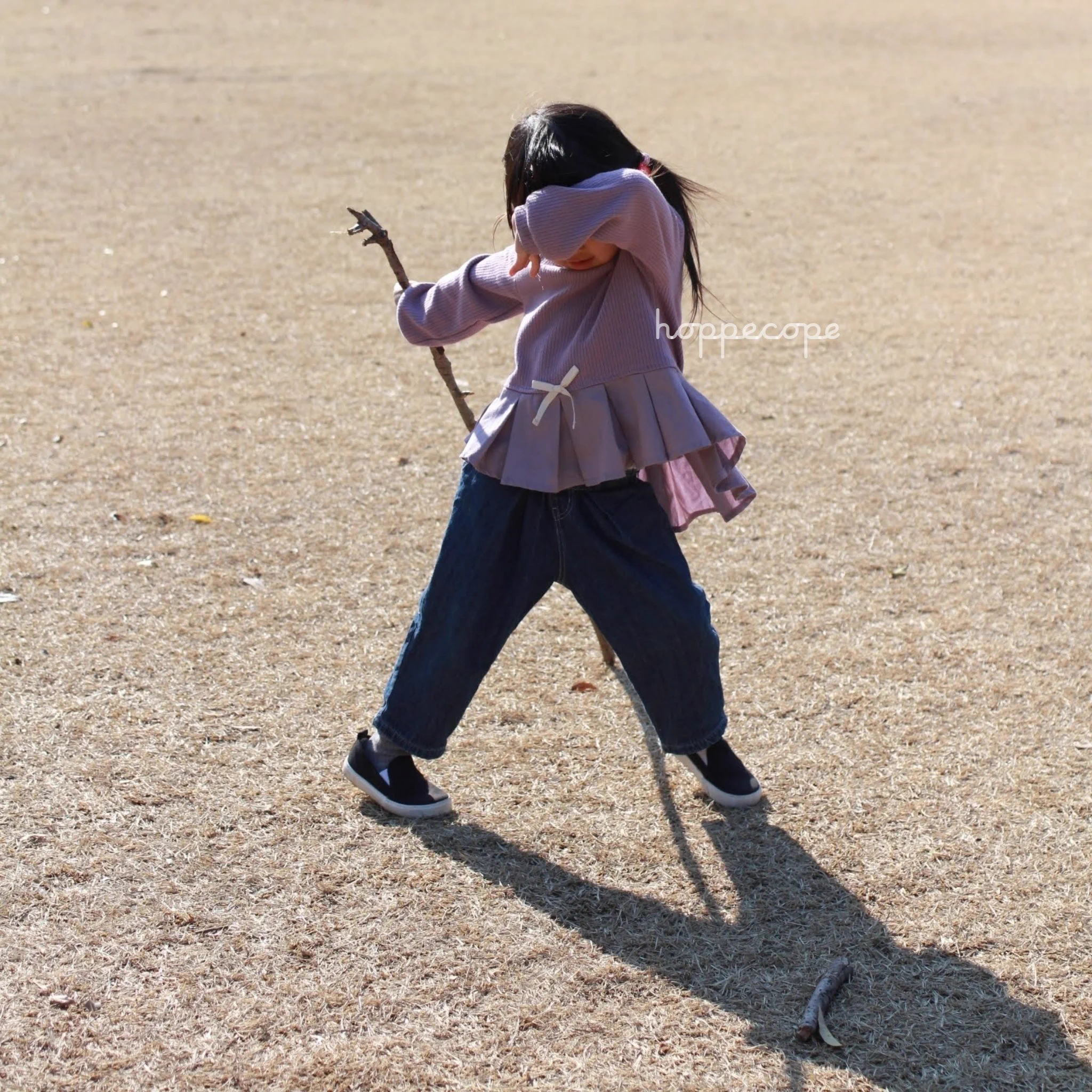 棒１本あるだけで何にでもなれる！！子どもの遊びは無限大！！