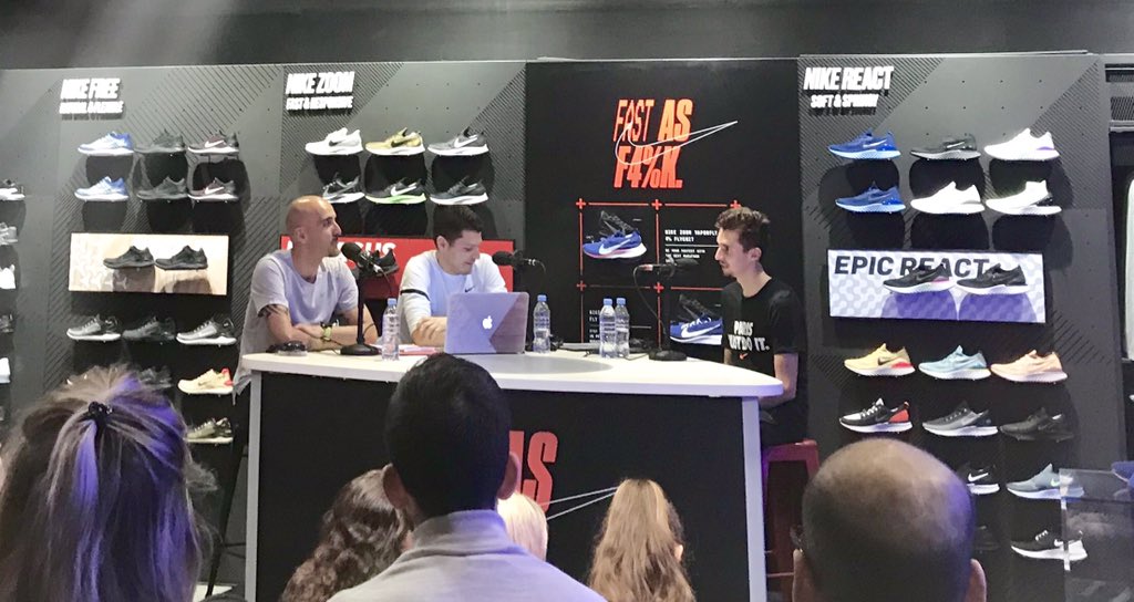 Raphael Catherin 👀 (@raphaelctr) on Twitter photo Matinée chez @NikeRunning en compagnie de #julienwanders et <a href="/dltdc_podcast/">Sunday Night Sports</a> Matinée chez @NikeRunning en compagnie de #julienwanders et <a href="/dltdc_podcast/">Sunday Night Sports</a>