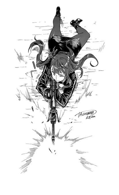 曲げ脚が逆になったが…まあ…ストレス発散にはなったのでこれにて仕事に戻る。

#ドルフロ #ドールズフロントライン #WA2000 #ラクガキ 