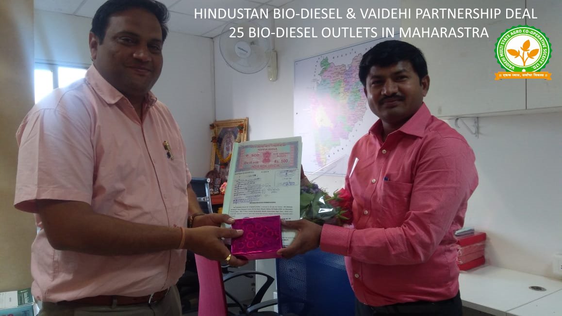 VMultistate's tweet photo. Biodiesel can be produced locally and can provide local economies with a new market for their agricultural products and waste and now Biodiesel is an easy choice for us because Vaidehi Group launched the First Hindustan Biodiesel Pump. #biodiesel 
https://t.co/gpIlbpeuCl https://t.co/t8OydkqBym