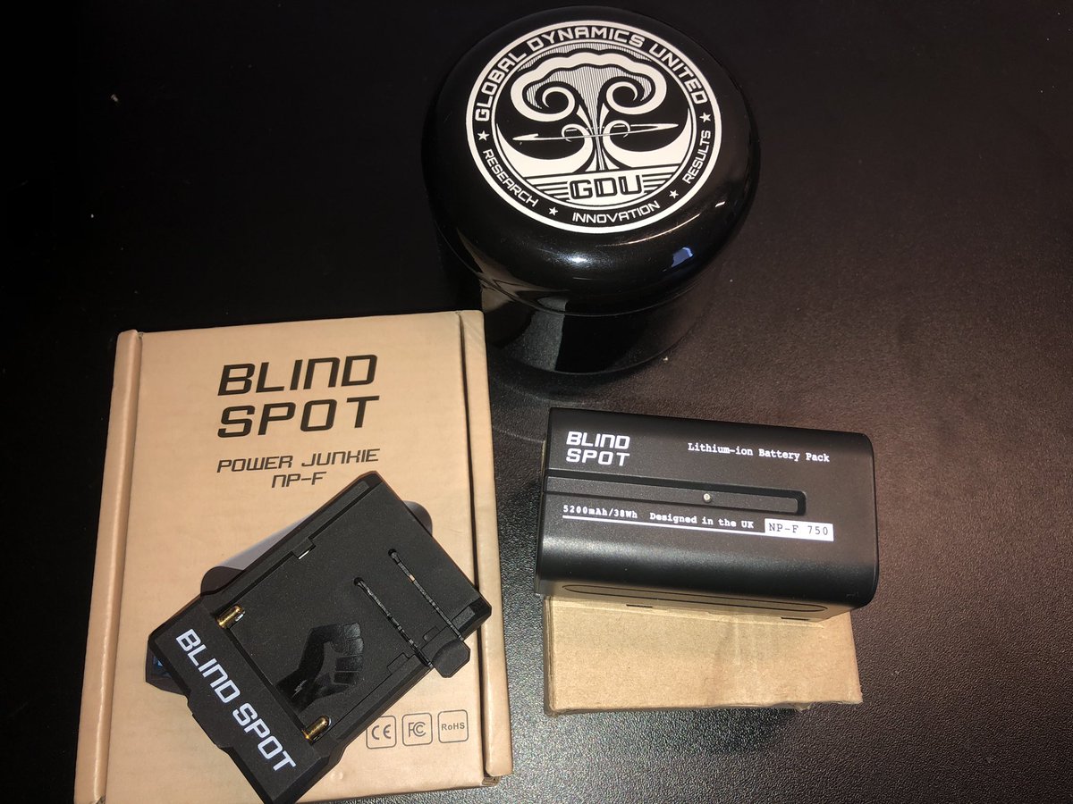 spektrumfilm's tweet image. New toys to play with. @BlindSpotGear Power Junkie and GDU 24mm lens. #Powering our rental equipment and new lens #dslr #cameratools #redcamera