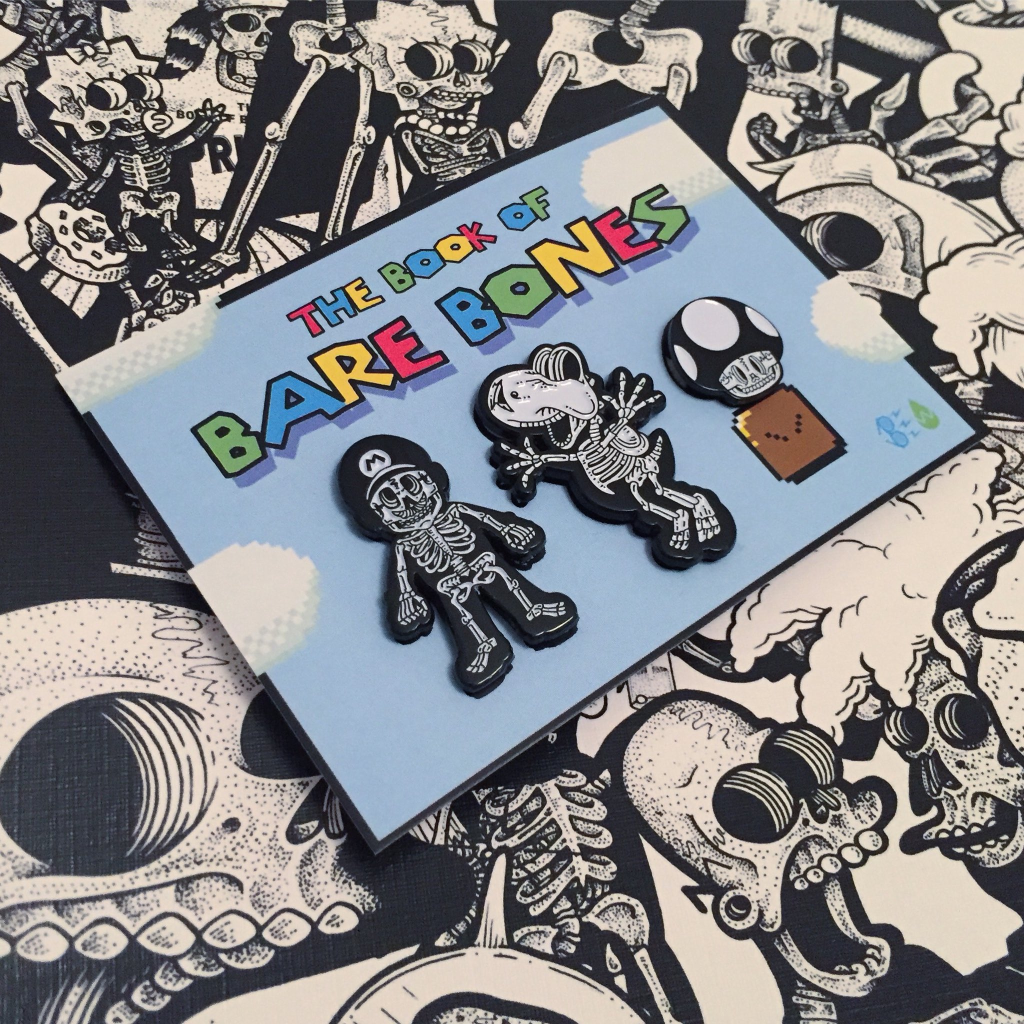 The Book Of Bare Bones - a collection of cartoon skeletons by Will Blood —  Kickstarter