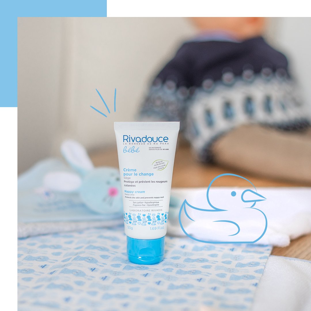 Pour préserver les rougeurs du siège de bébé, notre Crème pour le change sera votre meilleure alliée ! Un soin utilisé et approuvé par tout le personnel de santé depuis plus de 45 ans : bit.ly/2Te7wuL.
