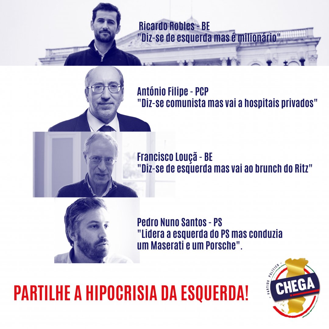 PartidoCHEGA's tweet image. Passam a vida a dizer que somos populistas. Mas não somos nós que vivemos de forma contrária àquilo que defendemos. Vai partilhar ou vai continuar a permitir esta vergonha?