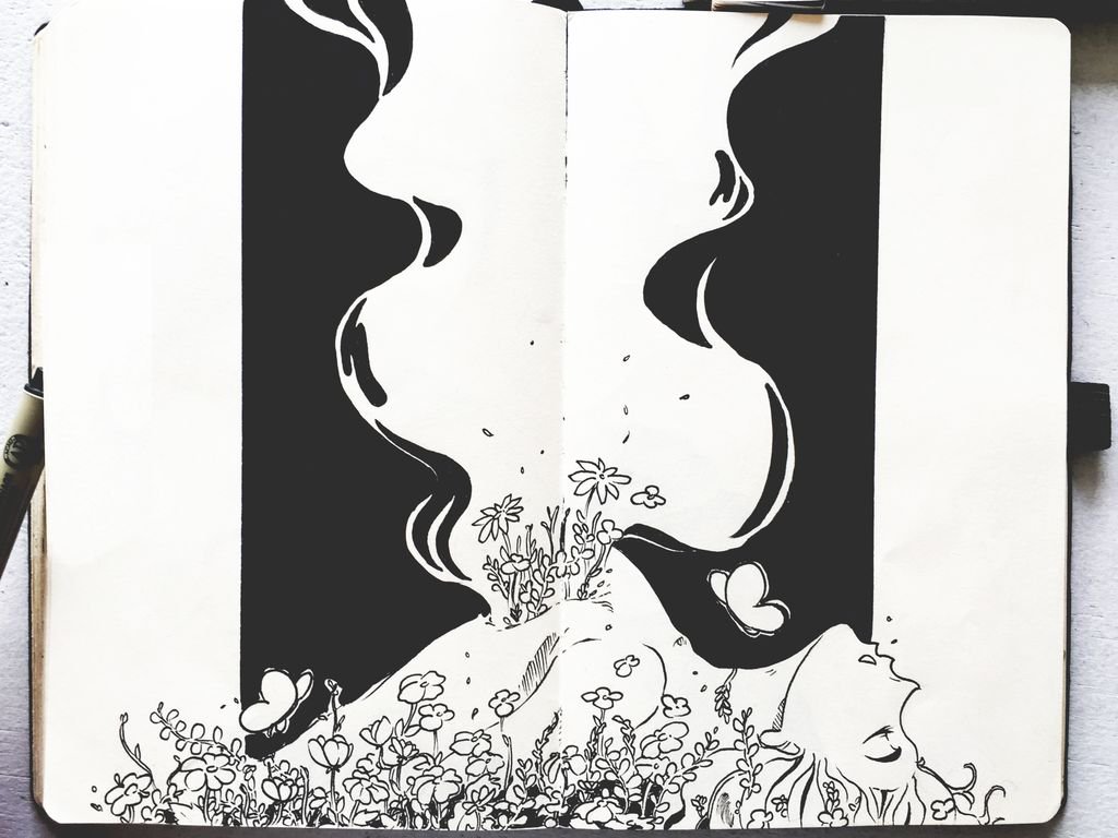 stringbins_'s tweet photo. 'Rebirth'
Day 68 of 365
#day68 #March #art #illustration #drawing #draw #artist #sketch #sketchbook #paper #pen #pencil #artsy #instaart #gallery #grahic #artoftheday #internet #nature #Flowers #Grace #whimsical #SPIRIT #inkdot #inktober #dailyart #magical #Earth #WomensDay https://t.co/bFryfDzbnp