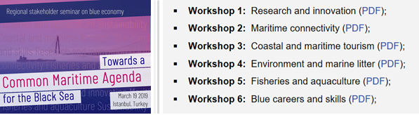EU_BlackSeaAM's tweet photo. #BlackSeaAgenda Istanbul seminar 19.03 🇹🇷Prepare for the panels with 6 concept notes for #BlueEconomy in the #BlackSea https://t.co/TlKypLenkf 
1⃣ #ResearchandInnovation🔬
2⃣ #Connectivity 🛰️
3⃣ #Tourism ⛵
4⃣ #Environment 🌱
5⃣ #FisheriesAquaculture 🐟
6⃣ #BlueSkills #Careers 📈 https://t.co/rvXxFtgU8h