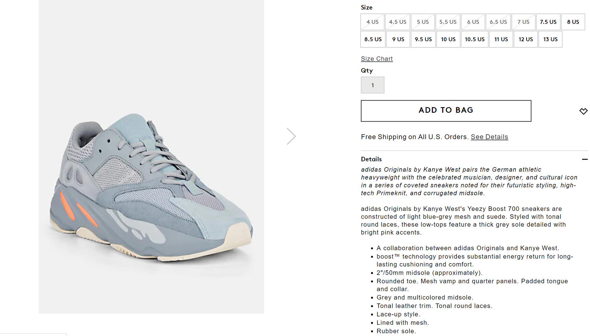 yeezy 700 barneys