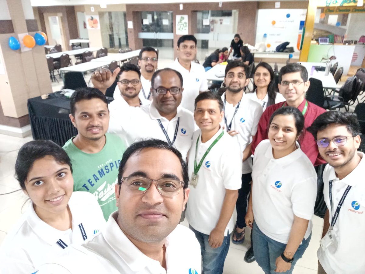 SKatulwar's tweet image. It boost your confidence when senior people comes to cheer up!!! #Semicolons19 #persistentsys