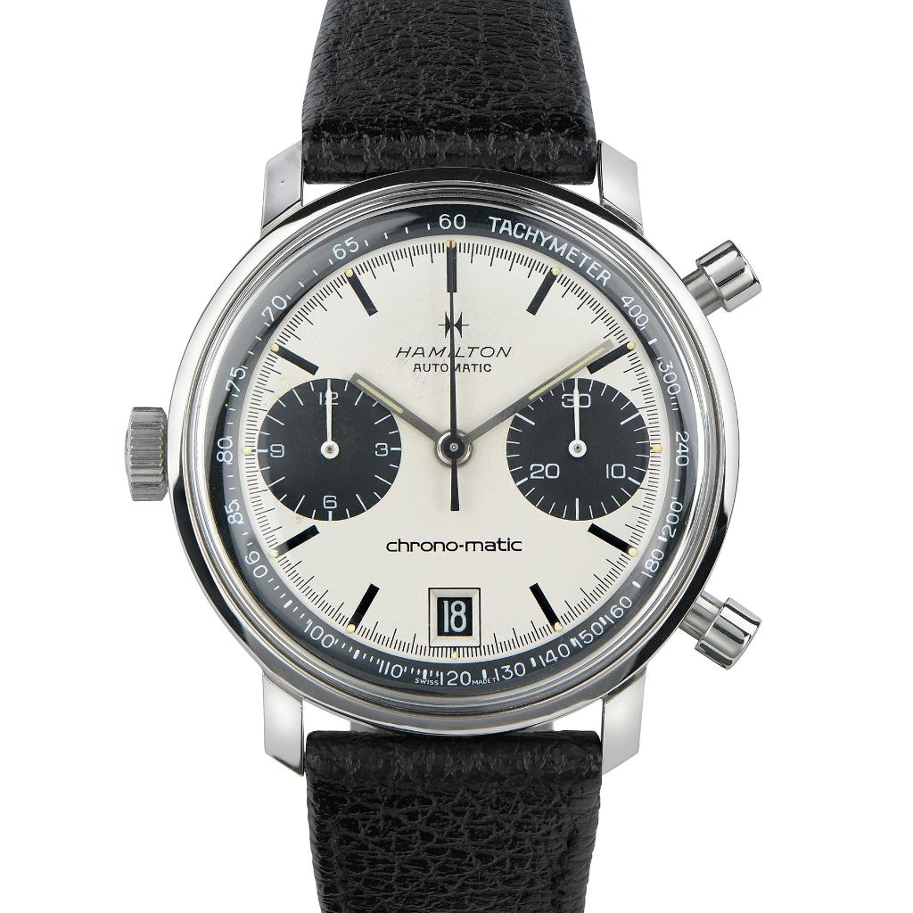 hamiltonwatch's tweet photo. In 1969, we were part of a watchmaking revolution, working with our partners to create the Caliber 11 – the first automatic chronograph movement. It powers our Chrono-Matic A #chronomatic50 #hamiltonwatch https://t.co/cpFaHh88yc