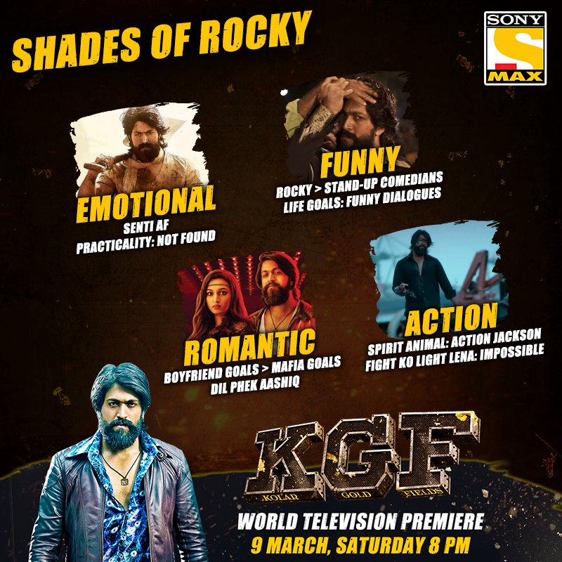 kgf world television premiere